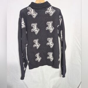 Vintage Joyrich Joy Logo Oversized Sz L Cotton Knit Sweater